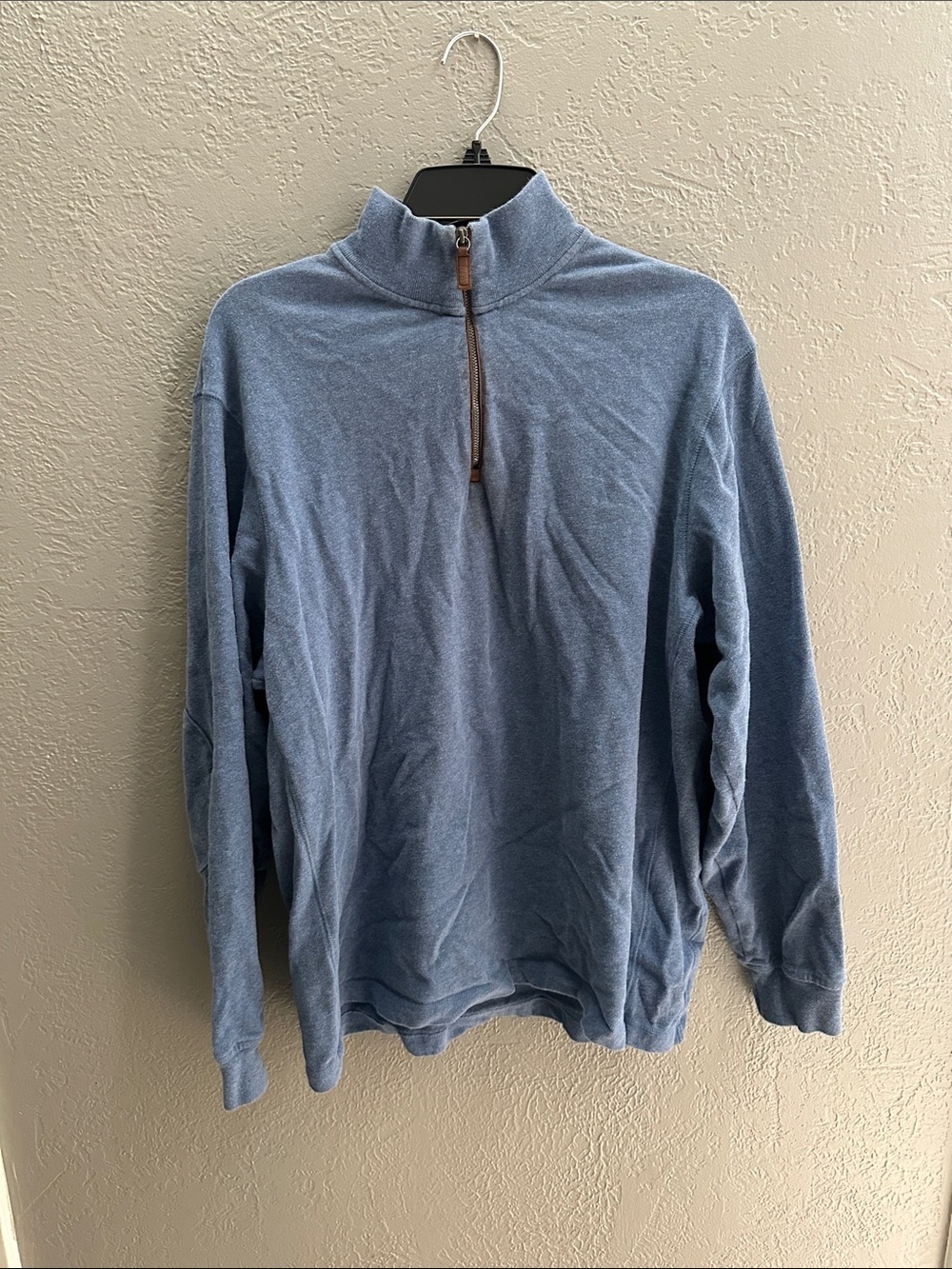 Daniel Cremieux Light Blue Quarter-Zip Sweater